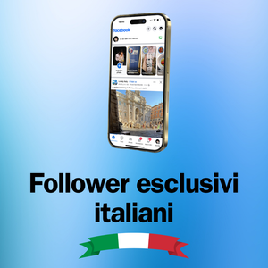 🇮🇹 Seguaci esclusivi italiani per pagina personale o business 🇮🇹